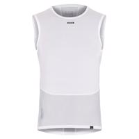 GOBIK Cyklistické triko bez rukávů - CELL SKIN - bílá L-XL