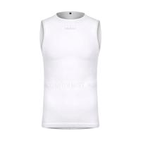 GOBIK Cyklistické triko bez rukávů - LIMBER SKIN ICELANDI - bílá L-XL