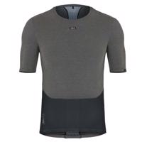 GOBIK Cyklistické triko s krátkým rukávem - CELL SKIN - šedá/černá L-XL