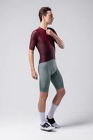 GOBIK Cyklistický dres s krátkým rukávem - ATTITUDE 2.0 - bordó