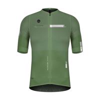 GOBIK Cyklistický dres s krátkým rukávem - CARRERA 2.0 FAIRWAY - zelená L