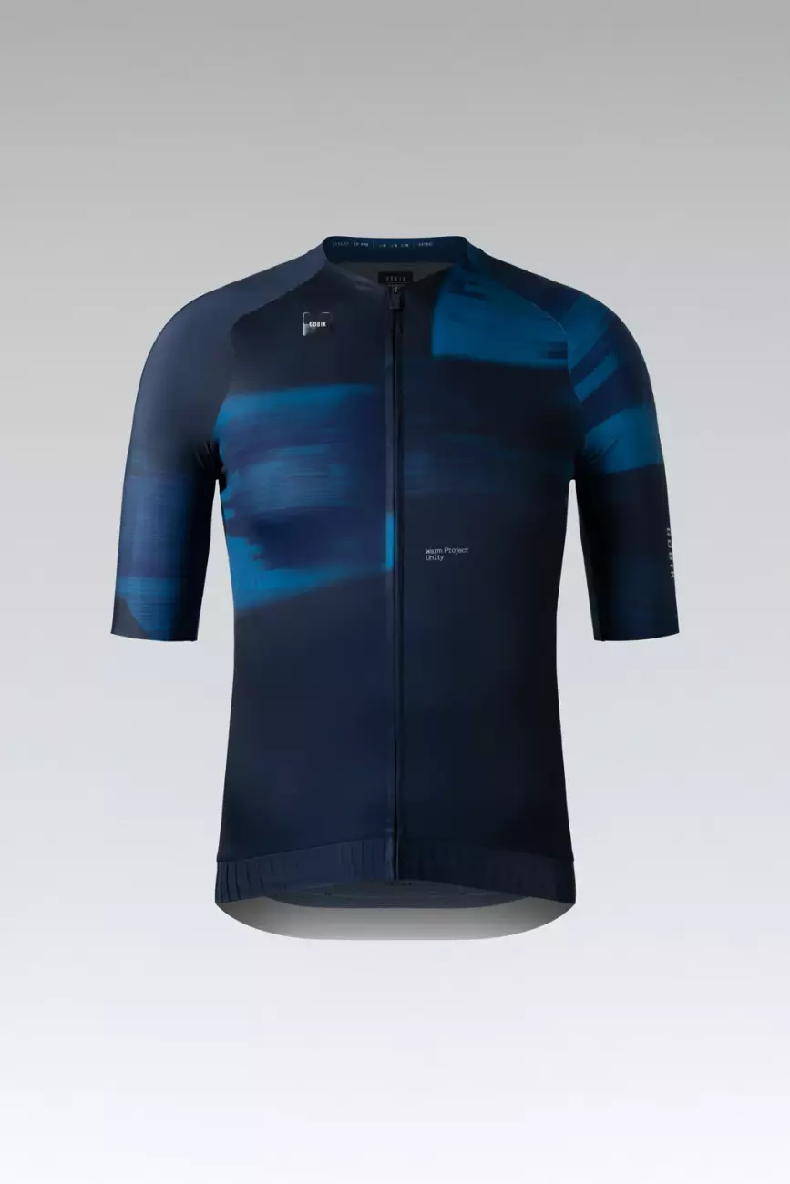 GOBIK Cyklistický dres s krátkým rukávem - CX PRO 3.0 - modrá 2XL