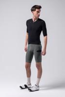 GOBIK Cyklistický dres s krátkým rukávem - CX SOLID - černá 4XL