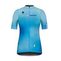 GOBIK Cyklistický dres s krátkým rukávem - STARK ZIRCON LADY - světle modrá/modrá