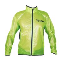 HAVEN Cyklistická větruodolná bunda - RAINSHIELD - černá/zelená S