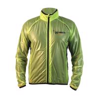 HAVEN Cyklistická větruodolná bunda - RAINSHIELD - zelená/černá 4XL
