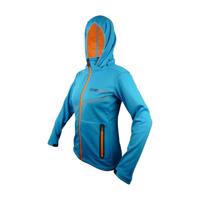 HAVEN Cyklistická zateplená bunda - THERMOTEC WOMEN - modrá/oranžová L