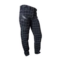 HAVEN Cyklistické kalhoty dlouhé bez laclu - CUBES KINGSIZE II - černá 2XL