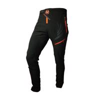 HAVEN Cyklistické kalhoty dlouhé bez laclu - ENERGIZER LONG - černá/červená 3XL