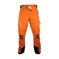 HAVEN Cyklistické kalhoty dlouhé bez laclu - POLARTIS - oranžová XL