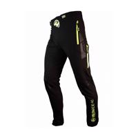 HAVEN Cyklistické kalhoty dlouhé bez laclu - RIDE-KI LONG - černá/zelená XL
