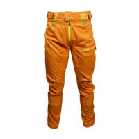 HAVEN Cyklistické kalhoty dlouhé bez laclu - SINGLETRAIL LONG - oranžová L