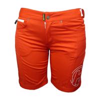 HAVEN Cyklistické kalhoty krátké bez laclu - AMAZON LADY - červená 2XL