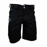 HAVEN Cyklistické kalhoty krátké bez laclu - CUBES BLACKIES - černá S