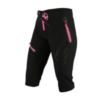 HAVEN Cyklistické kalhoty krátké bez laclu - ENERGY THREEQ 3/4 W - růžová/černá XS