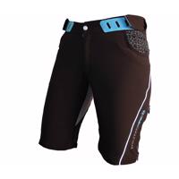 HAVEN Cyklistické kalhoty krátké bez laclu - SINGLETRAIL WMS - černá/modrá 2XL