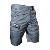 HAVEN Cyklistické kalhoty krátké bez laclu - WANDERER II - černá/šedá