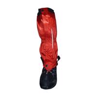 HAVEN Cyklistické návleky na nohy - ICEBRAKER BLACK - červená L-XL