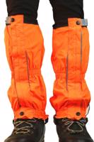 HAVEN Cyklistické návleky na nohy - ICEBRAKER BLACK - oranžová L-XL