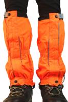HAVEN Cyklistické návleky na nohy - ICEBRAKER BLACK - oranžová S-M