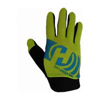 HAVEN Cyklistické rukavice dlouhoprsté - PURE - modrá/zelená