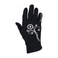 HAVEN Cyklistické rukavice dlouhoprsté - PURE NORDIC LITE WOMEN - černá