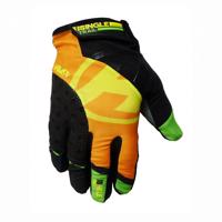 HAVEN Cyklistické rukavice dlouhoprsté - SINGLETRAIL LONG - oranžová/černá XL