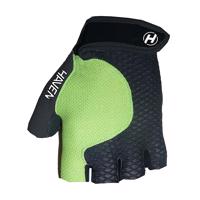 HAVEN Cyklistické rukavice krátkoprsté - KIOWA SHORT - černá/zelená 2XL