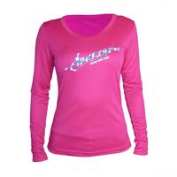 HAVEN Cyklistické triko s dlouhým rukávem - AMAZON LADY LONG MTB - růžová XS