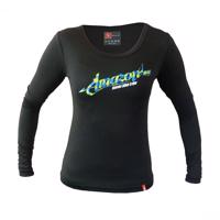 HAVEN Cyklistické triko s dlouhým rukávem - AMAZON LADY LONG MTB - zelená/černá XS
