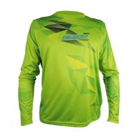 HAVEN Cyklistický dres s dlouhým rukávem letní - ENERGIZER CRAZY LONG - zelená 2XL