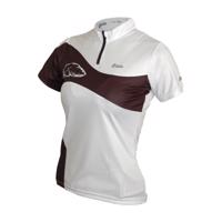 HAVEN Cyklistický dres s krátkým rukávem - COMTESS - bílá/černá XS
