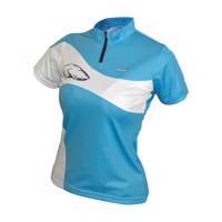 HAVEN Cyklistický dres s krátkým rukávem - COMTESS - modrá/bílá XS