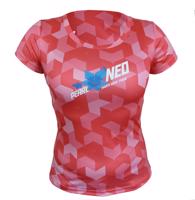 HAVEN Cyklistický dres s krátkým rukávem - PEARL NEO SHORT - růžová/modrá XL
