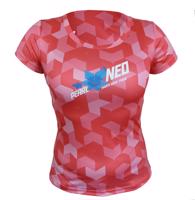 HAVEN Cyklistický dres s krátkým rukávem - PEARL NEO SHORT - růžová/modrá XS
