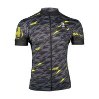 HAVEN Cyklistický dres s krátkým rukávem - SKINFIT NEO - černá/zelená 3XL