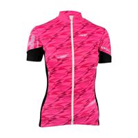 HAVEN Cyklistický dres s krátkým rukávem - SKINFIT NEO WOMEN - růžová/bílá L