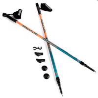 Hole Nordic Walking 2-dílné Spokey MEADOW II modro-lososové