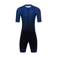HOLOKOLO Cyklistická kombinéza - TEMPO - modrá/černá 4XL