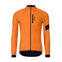 HOLOKOLO Cyklistická zateplená bunda - 2in1 WINTER - oranžová XL