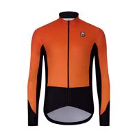 HOLOKOLO Cyklistická zateplená bunda - CLASSIC - oranžová/černá 3XL