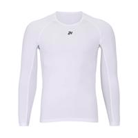 HOLOKOLO Cyklistické triko s dlouhým rukávem - WINTER BASE LAYER - bílá L