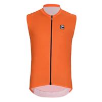 HOLOKOLO Cyklistický dres bez rukávů - AIRFLOW - oranžová 2XL