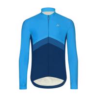 HOLOKOLO Cyklistický dres s dlouhým rukávem zimní - ARROW II WINTER - modrá 6XL