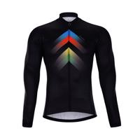 HOLOKOLO Cyklistický dres s dlouhým rukávem zimní - HYPER WINTER  - vícebarevná/černá 3XL