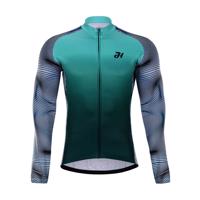 HOLOKOLO Cyklistický dres s dlouhým rukávem zimní - PURIST WINTER - vícebarevná/zelená/černá 3XL