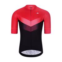 HOLOKOLO Cyklistický dres s krátkým rukávem - ARROW II - červená/černá