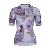 HOLOKOLO Cyklistický dres s krátkým rukávem - CONFIDENT ELITE LADY - bílá/fialová XS