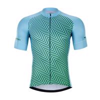 HOLOKOLO Cyklistický dres s krátkým rukávem - DAYBREAK - světle modrá/modrá