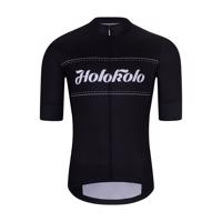 HOLOKOLO Cyklistický dres s krátkým rukávem - GEAR UP - černá 5XL